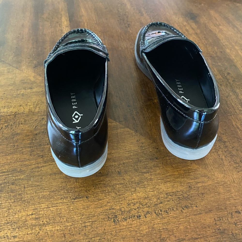 Katy Perry The GELI Loafer Penny, Black Patent clear 7.5 - Picture 8 of 10